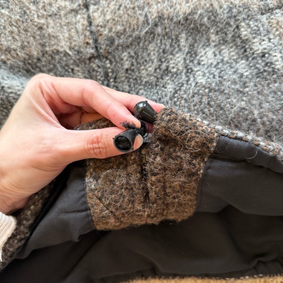 Alpaca Wool Vintage Peru Men Full Zip Jacket Sweater Textured Pattern Weave Med - Picture 5 of 8